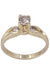 Bague 45 SOLITAIRE MODERNE 0.25 CARAT 58 Facettes 077131