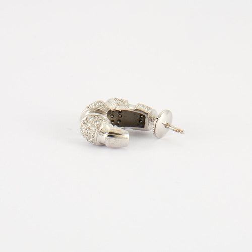 Boucles d'oreilles Boucles d'oreilles en Or blanc & diamants 58 Facettes