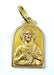 Yellow gold medal pendant Sacred heart / Virgin and child 58 Facettes AB296