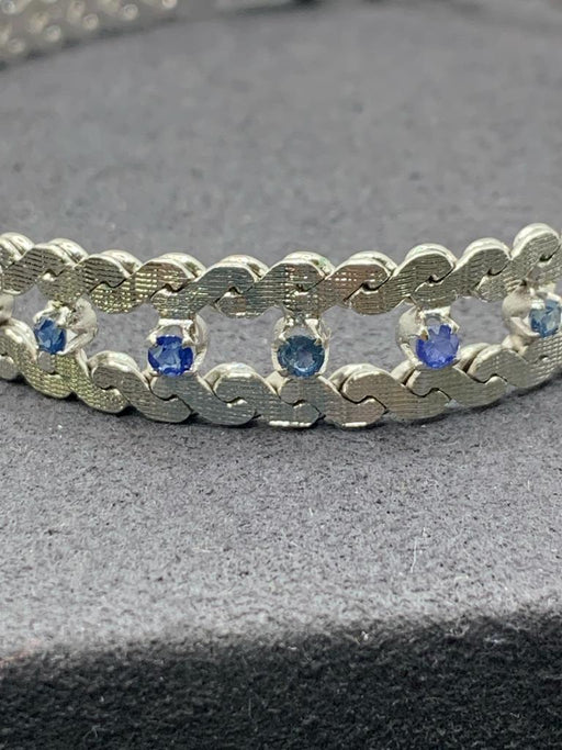 Bracelet Vintage sapphire bracelet 58 Facettes
