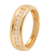 Ring 53 Demi-Alliance yellow gold and diamonds 58 Facettes