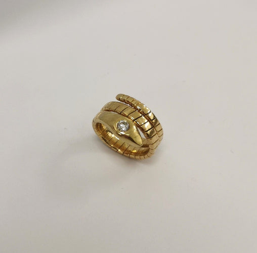 Bague 51 Bague Serpent Or & Diamant 58 Facettes LT 6368