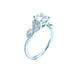 Ring 52 Solitaire De Beers platinum and diamonds including 1.01GIA 58 Facettes