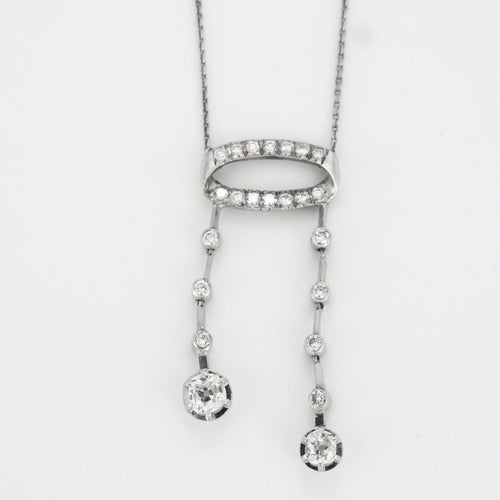 Collier Collier Négligé Diamants 58 Facettes