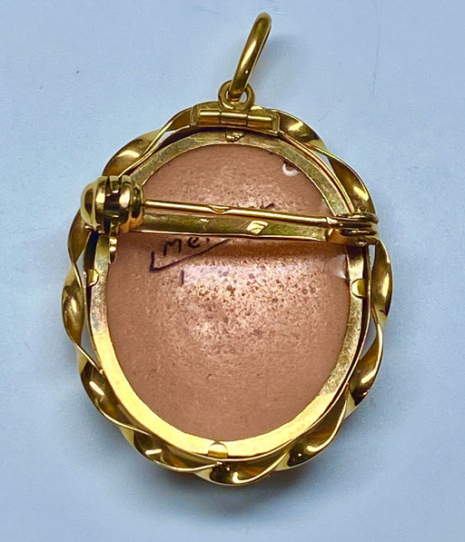 Broche Broche pendentif émail de Limoges 58 Facettes AB194