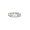 Bague 56 Alliance en or blanc & diamants 58 Facettes 210046SP