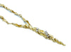 GILBERT ALBERT necklace. Yellow gold and diamond necklace 58 Facettes