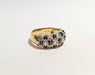 Ring Sapphire diamond bangle ring 58 Facettes