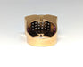 Ring 55 Gold and diamond tank ring 58 Facettes