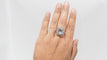 Bague 58 Bague vintage Aigue-marine 58 Facettes 32325
