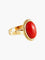 Bague Bague Ancienne Or Jaune et Corail 58 Facettes