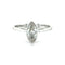 Bague Bague marquise en or blanc 58 Facettes