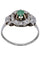 Bague 51 BAGUE ART-DÉCO ÉMERAUDE ET DIAMANTS 58 Facettes 064971