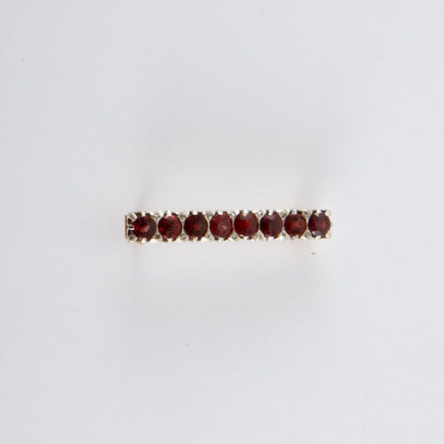 Broche Broche Barrette Or Rose Grenats 58 Facettes