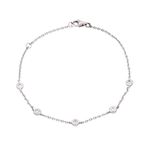 Bracelet Bracelet Tennis Diamants 0.11ct Or Blanc 58 Facettes 58FBDC001