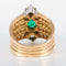 Bague 55 Bague Emeraude Diamants 58 Facettes 8392