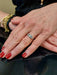 Ring 54 Art Deco ring, sapphires, diamonds 58 Facettes 063541