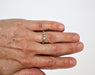 Ring 53 “Garter” ring in white gold 58 Facettes 400