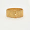 Bracelet Manchette Vintage en Or Jaune 58 Facettes