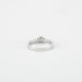 Ring 52 Solitaire ring White gold Diamonds 0.50ct 58 Facettes