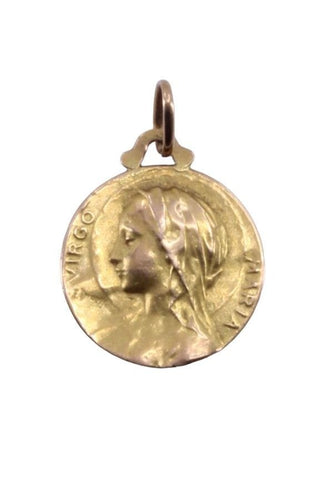 Pendentif MÉDAILLE VIERGE SIGNÉE DROPSY 58 Facettes 074871