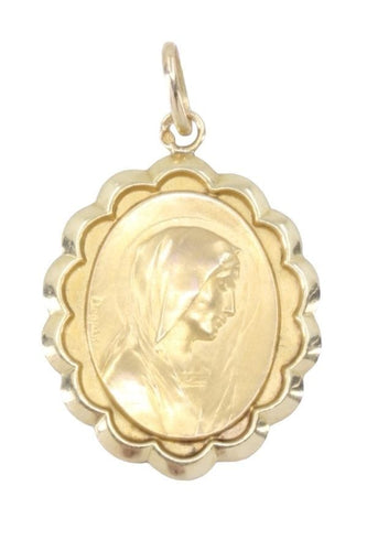 Pendentif MÉDAILLE ANCIENNE SIGNÉE DROPSY 58 Facettes 077241