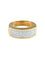 Bague 56 BAGUE OR JAUNE PAVAGE DIAMANTS 58 Facettes 422 00183