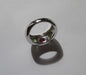 Ring White gold ruby ​​and peridots bangle ring 58 Facettes