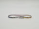 Bracelet Bracelet Or blanc Saphir arc-en-ciel 58 Facettes