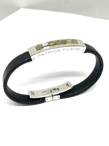 Bracelet Bracelet signé Patrice Fabre or blanc, diamants 58 Facettes