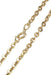 Flat convict chain necklace 58 Facettes 061771