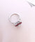 Bague 54.5 Bague Ancienne Rubis Diamant 0,50 ct Or Blanc 58 Facettes AA 1523