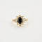 Bague 57 Bague Marguerite Saphir Diamants 58 Facettes 230434