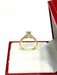 Ring Solitaire ring yellow gold diamond 0,70 ct 58 Facettes