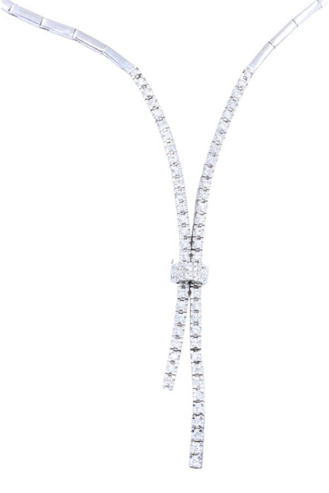 Collier COLLIER CRAVATE DIAMANTS 58 Facettes 058671