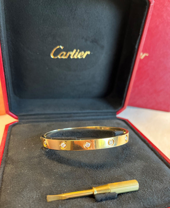 Bracelet Bracelet Cartier Love 10 Diamants 58 Facettes 20400000381/ TO