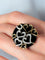 Bague 52 Bague Coeur Onyx Diamants 58 Facettes