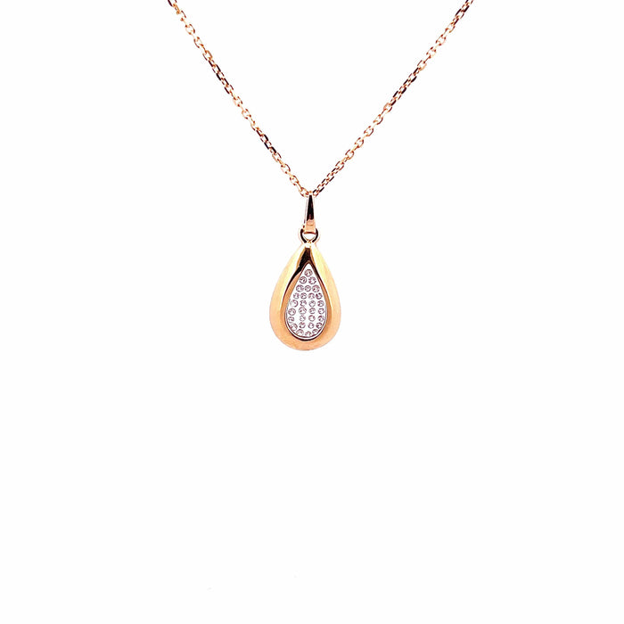 Collier Chaîne + pendentif diamants 58 Facettes