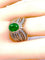 Bague 58 Bague 2 Ors Emeraude Diamants 58 Facettes AB228