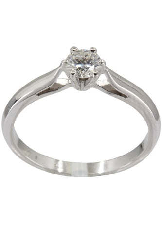Bague SOLITAIRE MODERNE 0.30 CARAT 58 Facettes 040451