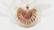 Pendentif Pendentif Or Rubis Diamants 58 Facettes 32418