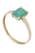 Ring 54 MODERN EMERALD RING 58 Facettes 074121