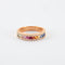 Bague Bague en or rose, diamants & saphirs 58 Facettes