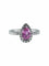 Bague Bague Saphir rose taille poire 58 Facettes