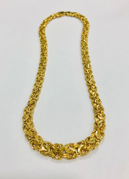 Collier Collier maille royale or jaune 58 Facettes