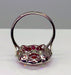 Ring 51 Daisy Ring Gold Ruby Diamonds 58 Facettes AB215