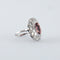 Bague 52 Bague Marguerite Tourmaline rose et Diamants 58 Facettes