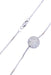 Collier COLLIER BOULE PAVAGE DIAMANTS 58 Facettes 067601