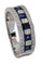 Bague BAGUE MODERNE SAPHIRS ET DIAMANTS 58 Facettes 058721