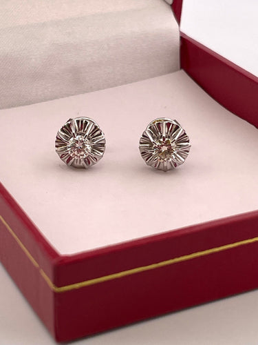 Boucles d'oreilles Clous d’oreilles Or Diamants 58 Facettes